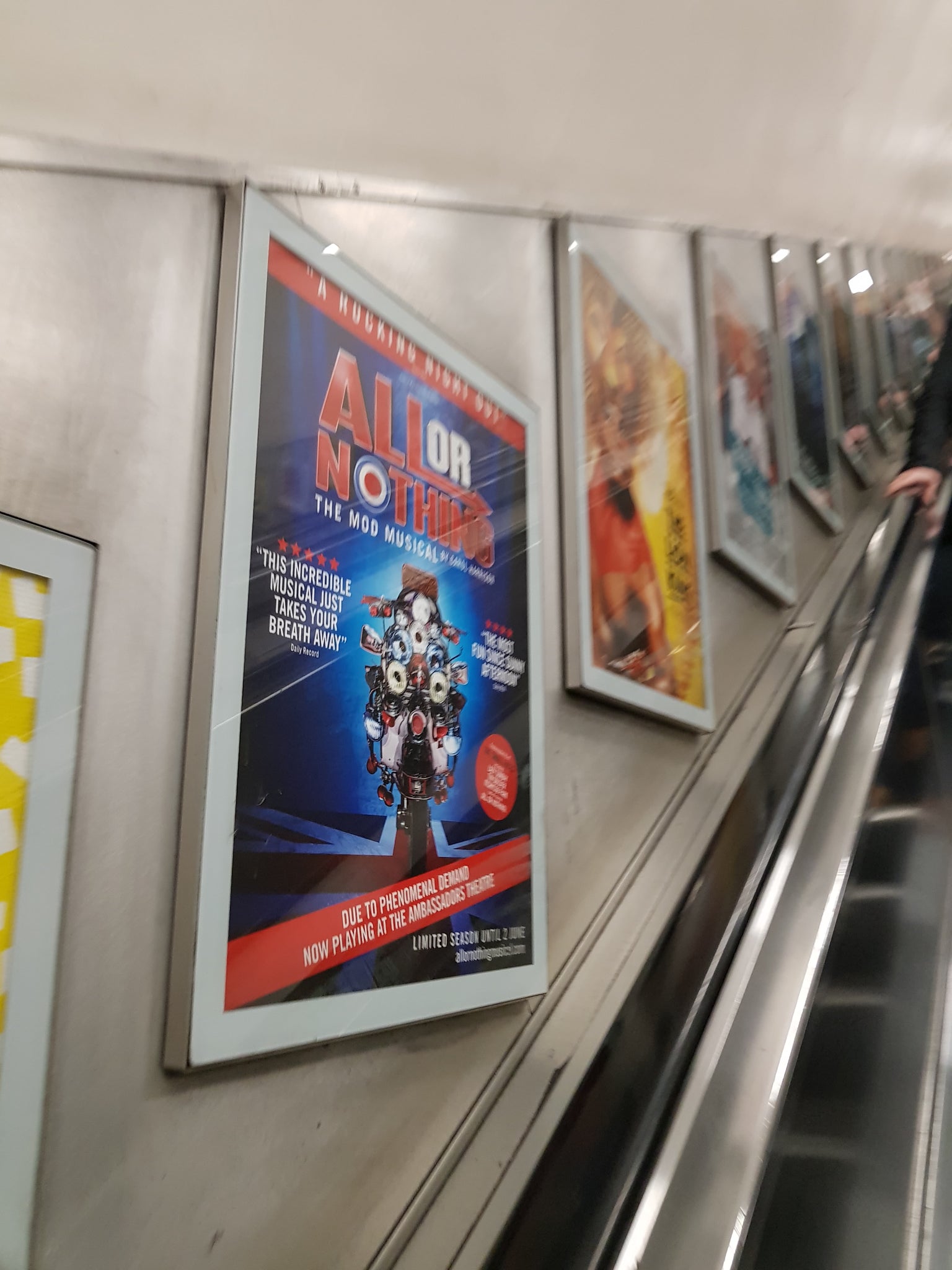 Poster A4 Long Taken from Underground stations - Last few remaining!!!